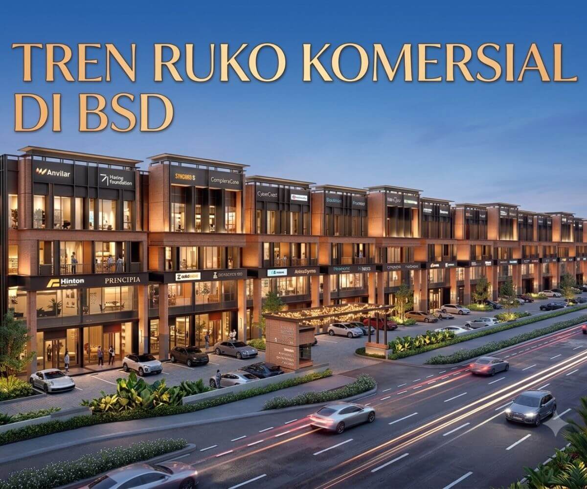 Tren Ruko Komersial BSD Serpong